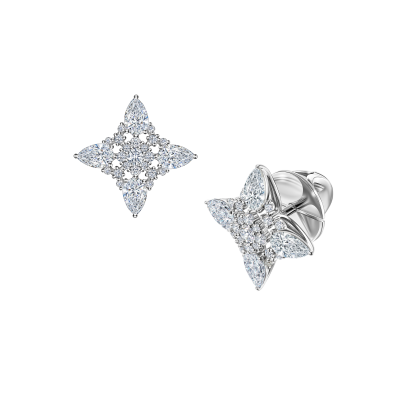 E17-C-000-6 Серьги (750) (8 Бр Г-56 5.0*3.0 (6-5) 3/4А 1.380ct, 2 Бр Кр-57 2.2 (25-20) 3/5А 0.080ct, 8 Бр Кр-57 1.4 (120-90) 3) ШК: 3000000000694