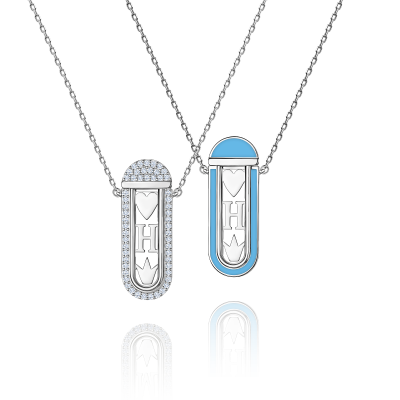 N15-TC-051-3 Колье-трансформер (585) (54 Бр Кр-57 0,208Ct 3/5Б ,1 Эмаль - 0,750Ct ,2 Сапфировое стекло - 1,250Ct , покрытие: родий) ШК: 2000000054735