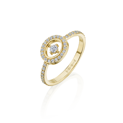 R07-TC-000-2 Кольцо (585) (1 Бр Кр-57 0,059Ct 3/5А ,20 Бр Кр-57 0,160Ct 3/5 ,20 Бр Кр-57 0,080Ct 3/5) ШК: 2000000032054